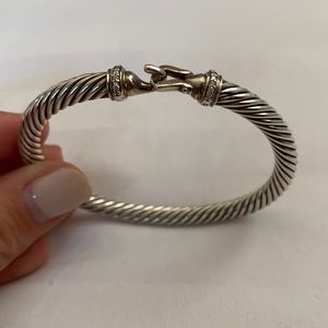 David yurman cable buckle bracelet w diamonds